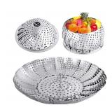 Stainless Steel Steamer Basket and Colander - Retail: $12