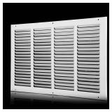 Return Air Grille 24x16(Duct Opening Size),Air Return Vent Cover,Flat Vent Cover,Rejillas De Aire Acondicionado Para Casa,Return Air Grilles,Outer Dimensions:25.75"Wx17.75"H(24"W x 16"H, Duct Opening)
