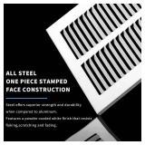 Return Air Grille 24x16(Duct Opening Size),Air Return Vent Cover,Flat Vent Cover,Rejillas De Aire Acondicionado Para Casa,Return Air Grilles,Outer Dimensions:25.75"Wx17.75"H(24"W x 16"H, Duct Opening)