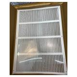 Return Air Grille 24x16(Duct Opening Size),Air Return Vent Cover,Flat Vent Cover,Rejillas De Aire Acondicionado Para Casa,Return Air Grilles,Outer Dimensions:25.75"Wx17.75"H(24"W x 16"H, Duct Opening)