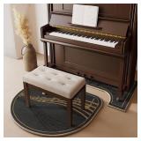 Retails for $123! Soundproof Rug for Piano, Piano Rug Mat Sound Proof Rug Piano Noise Reduction Rugs Soundproof Mat Heat Insulation Moisture-Proof Non-Slip Floor Mat(Black)