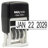 Maxmark Dater 2000, Self Inking Date Stamp With Black Ink