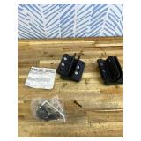 Cornerstone Black Nylon Polymer Medium Size Multi Adjustable Hinges | Fasteners Included | 2 Hinges Included | CH200F-SD-BK