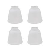 4-5/8 in. Frosted Bell Ceiling Fan Replacement Glass Shade (4-Pack)