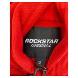 Boys States Red/Heather Grey Stacked Hoodie Track Set
