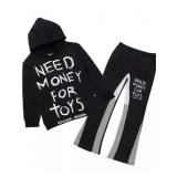 Boys M4 Toys Black/Grey Stacked Flare Track Set