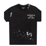 Boys Palmer Vintage Black Graphic T-Shirt