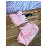 Jaimie Pink Crop Short Set