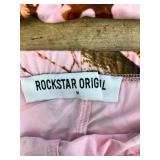 living for it pink tree camo bike short set