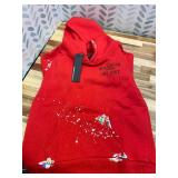 Rockstar Art Dist. Red Graphic Hoodie Size 14