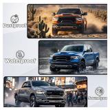 Window Weatherstrip Molding Trim Seal Belt Kit Glass Sweep Felt Strip Fit for Dodge Ram 1500 2500 3500 4500 5500 Crew Cab 2009-2021 Replaces 55112376AH 55112377AH 55372138AH 55372139AH