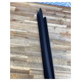Window Weatherstrip Molding Trim Seal Belt Kit Glass Sweep Felt Strip Fit for Dodge Ram 1500 2500 3500 4500 5500 Crew Cab 2009-2021 Replaces 55112376AH 55112377AH 55372138AH 55372139AH
