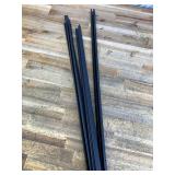 Window Weatherstrip Molding Trim Seal Belt Kit Glass Sweep Felt Strip Fit for Dodge Ram 1500 2500 3500 4500 5500 Crew Cab 2009-2021 Replaces 55112376AH 55112377AH 55372138AH 55372139AH