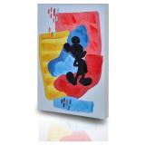 POP Creations Officially Licensed Disney Mickey Mouse Clubhouse Wall Art 13" x 19" Ready-to-Hang Canvas Print for Kids Bedroom, Playroom, Living Room, or Nursery