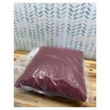Outdoor Chair Cushions 24x24, Patio Furniture Cushions with Removable Cover, Outdoor Deep Seat Cushion Set with Ties and Handle, Waterproof Outdoor Cushions for Chair Sofa Couch, Burgundy