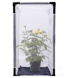 RESTCLOUD 30" Large Monarch Butterfly Habitat Cage, Outdoor Insect Mesh Cage Terrarium 16.5" x 16.5" x 30"