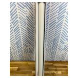 Persilux Zebra Cordless Roller Shades for Windows, Privacy Blinds (29" W x 72" H, White) for Sliding Door, Light Control for Day and Night, Home and Office