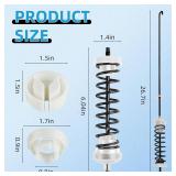 W10780045 WTW4816FW2 NTW4516FW2 NTW4605EW0 NTW4516FW1 WTW4800BQ1 Washer Suspension Rod Kit for Amana Whirlpool Kenmore WTW4800BQ0 RTW4516FW1 WTW4815EW0 NTW4516FW0 WTW4815EW1 WTW4816FW1 W10821951