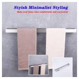 GERZWY Bathroom 30-Inch Towel Bar Stainless Steel Bath Towel Bar Modern Style Wall Mount Brushed Finish HG17702-LS