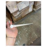 1 Pack Spring Tension Curtain Rods White Ajustable 53-98inchs, 0.86inch Diameter, Extension Spring Tension Rods Suitable for Use in Bathroom Window Screen Curtain Wardrobe (white)