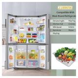 2188656 Crisper Bin, compatible with Whirlpool Refrigerator,Fridge Drawers,Kenmore Refrigerator Parts,Whirlpool Shelf Replacement- WP2188656,2188656 Fridge Crisper Drawer (Upper)