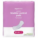 Incontinence Pads for Women Long, Bladder Control, Postpartum, Maximum Absorbency, Unscented, 39 Count