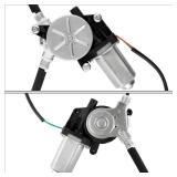 BOXI 741-011 Front Right Passenger Side Power Window Regulator with Motor Fit for Honda Odyssey 1999-2004 with 2-Pin Connector/OE# 72210-S0X-A04 72210S0XA04