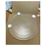 14 1/8" Microwave Turntable Glass Tray by Beaquicy - 14 1/8 INCH Microwave Plate Replacement for GE Microwave - Replaces DE74-20002B WB49X10063 DE74-20002A DE74-20002D WB39X10038 WB49X10096