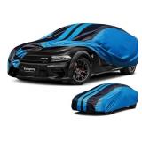 Car Cover Waterproof Custom Fit Dodge Charger 2006-2025 , Full Exterior Cover for Automobiles Lightweight Resistant Outdoor Sun UV Rain Dust Snow Wind Protection.
