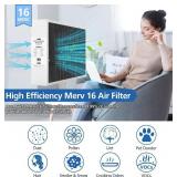 2 Pack X6672 16x25x5 MERV 16 Filter Compatible with Lennox X6672 and Lennox HCC16-28 Healthy Climate Carbon Clean MERV 16 Home Furnace Filter for HVAC System, Part Number HCF16-16, HCF16-10