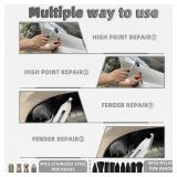 Big Size Dent Rods, Paintless Car Dent Removal Tool,Front Fender Damage Repair, Curved Rod Crowbar,Hook Rods Tools Kit