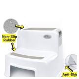 Dual Height 2 Step Stool for Kids | Slip Resistant Soft Grip Toddler
