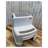 Dual Height 2 Step Stool for Kids | Slip Resistant Soft Grip Toddler