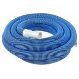 Poolmaster Manual Pool Vacuum Hose 30 Ft x 1-1/2 for Inground & Above Ground Pools Not for Automatic Cleaners Kink-Free, Heavy Duty Pool Cleaner Hose with Swivel Cuff Made in USA