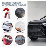 RAV4 Hood Bug Deflector Compatible with Toyota RAV4 LE/XLE 2019 2020 2021 2022 2023 2024 Low Profile Bug Hood Shield,Front Bumper Stone Guard Protection,Carbon Fiber Look Front Bonnet Cover