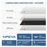 RAV4 Hood Bug Deflector Compatible with Toyota RAV4 LE/XLE 2019 2020 2021 2022 2023 2024 Low Profile Bug Hood Shield,Front Bumper Stone Guard Protection,Carbon Fiber Look Front Bonnet Cover