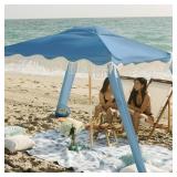 AMMSUN Beach Cabana with Fringe, 6
