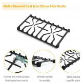 WB31X27151 Burner Grate Replacement Parts For GE Stove Parts General Electric Gas Range Parts Stove Surface Top Side Grate Cast Iron Rack 1 Pack