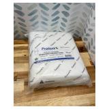ProtectX (White 10 Pack) Disposable Breathable Polypropylene Isolation Gown with Elastic Knit Cuffs, Covered Back, Extra-Long Double Ties, Universal Size