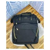 LOVEVOOK Laptop Backpack,15.6 Inch Professional Womens Purse Computer Bag Nurse Teacher Backpack,Waterproof College Work Bags Carry on Travel Back Pack with USB Port,Black