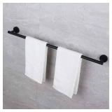 30-Inch Matte Black Bath Hand Towel Bar SUS 304 Stainless Steel Towel Rack Holder for Bathroom Wall Mount