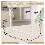 26.9IN Adjustable Dual-way Handles Couch Chair Stand Assist for Seniors, Standing aid & Support Device, Chair Lift Assist Device for Elderly Mobility & Daily Living Stand to Sit(300LBs Loading, White)