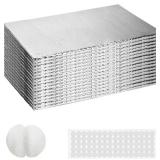 2 Car Garage Door Insulation Kit, 16 Pcs Double Bubble Panels Reflective Insulating Aluminum Radiant Barrier Thermal with Self Adhesive Dots Set for Garage Greenhouse Attics Walls (23.6 x 47.2 Inch)
