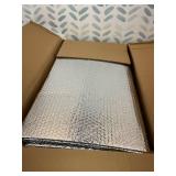 2 Car Garage Door Insulation Kit, 16 Pcs Double Bubble Panels Reflective Insulating Aluminum Radiant Barrier Thermal with Self Adhesive Dots Set for Garage Greenhouse Attics Walls (23.6 x 47.2 Inch)