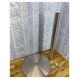 Retails for $170! 23.62*23.62 Stainless Steel Bar Table, Round Counter Height Bistro Pub Table for Indoor/Outdoor - 23.6" Durable Kitchen Breakfast Table with Stable Base & Easy Assembly (Modern Desig