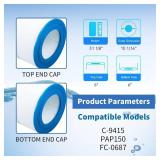 PAP150 Pool Filter Cartridge Replaces CC150,CCRP150,Ultral-C4,PP-C4,PP-C4-M,C-9415,R173216,59054300,Filbur FC-0687,160317,160355,160352 L x OD: 31 1/8" x10 1/16",150 sq. Ft.(1 Pack)