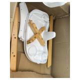 Evolur Zoodle 2 in 1 Convertible Baby High Chair in Light Gray