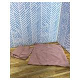 OTOSTAR Set of 2 Outdoor Waterproof Throw Pillow Covers 20x20 Inch Garden Decorative Pillow Covers Square Outdoor Pillowcase Farmhouse Cushion Case Patio Pillows for Couch Tent Sofa Bench Decor (Pink)