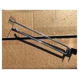 4 SIFFRON MEGA BAR W/ CLAMPS 48”  *ORGANIZE YOUR GARAGE*