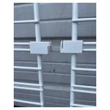 2 28” x 43” METAL WIRE PANELS WHITE, great for ANY BACKYARD PROJECT, fense, coop, deck underlining etc